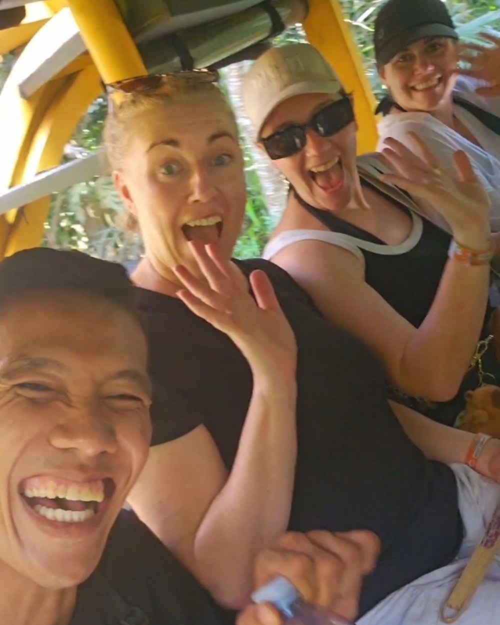 Yogi Bear’s Bali sharing a laugh with guests